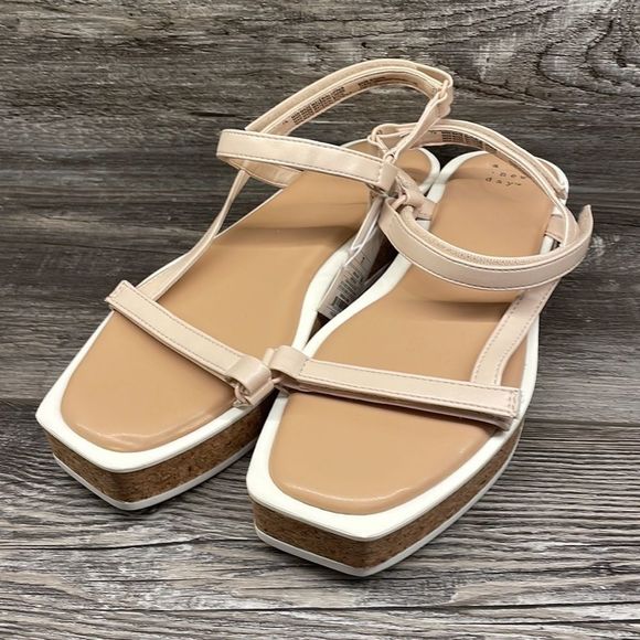 A New Day Women's Nova Sporty Cork Platform Sandals - Picture 4 of 9